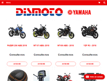 Tablet Screenshot of dismoto.com.br